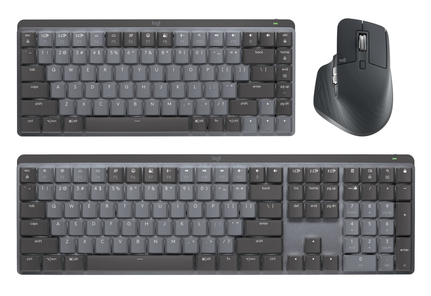 Logitech MX Mechanical keyboards and MX Master 3S mouse