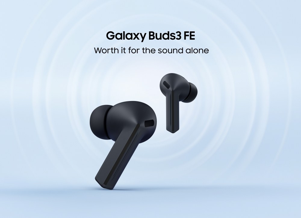 Samsung Newsroom · Galaxy Buds3 FE, 2025. Candidate family, not confirmed stock.