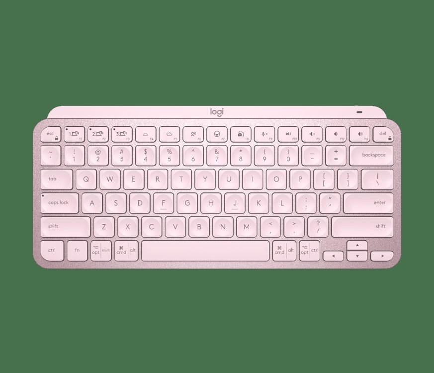 Logitech MX Keys Mini · Rose product-family photograph